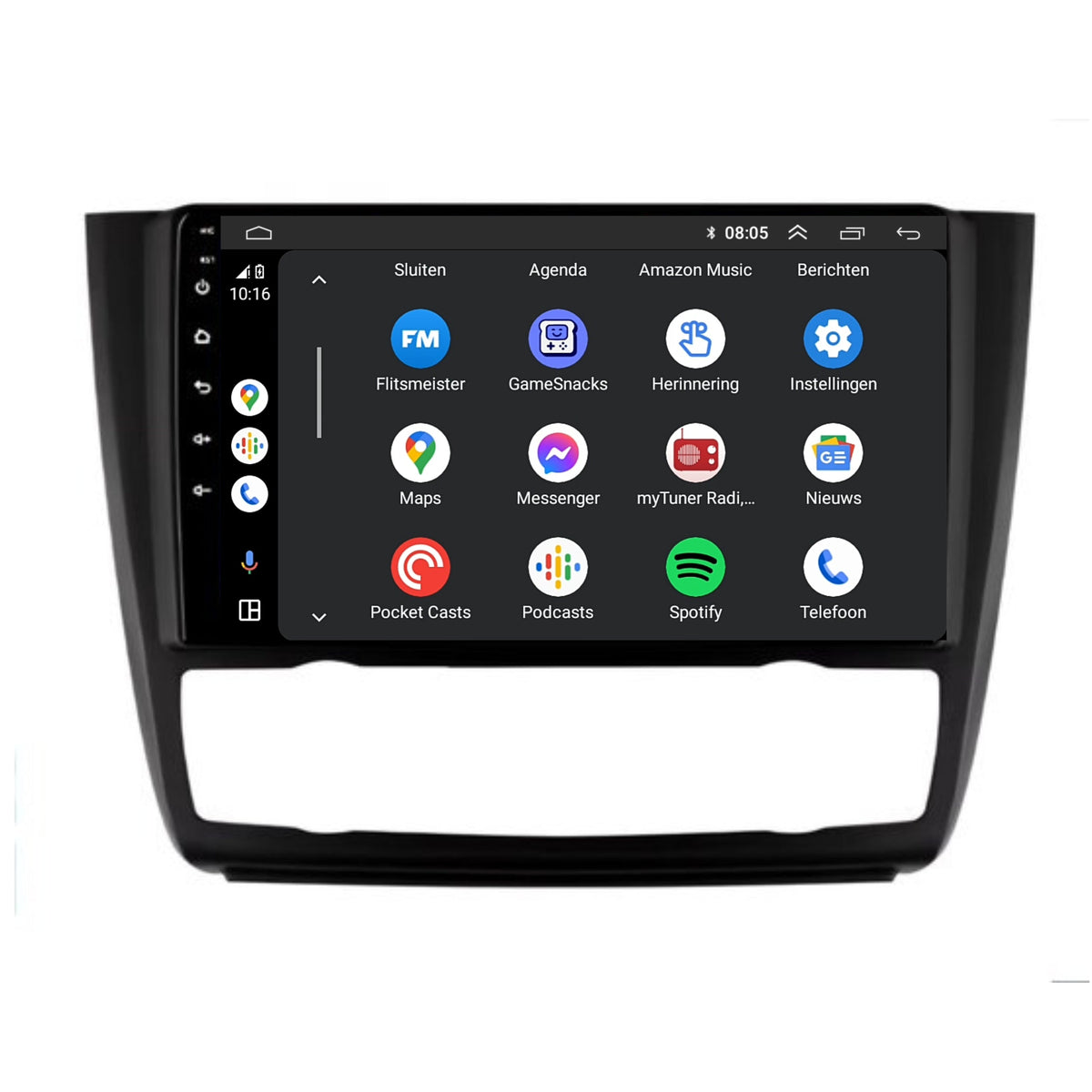 BMW 1 Serie E87 | E81 | E82 | E88 | Android 13 | Autoradio | 2004 t/m 2012 | CarPlay & Android Auto-6