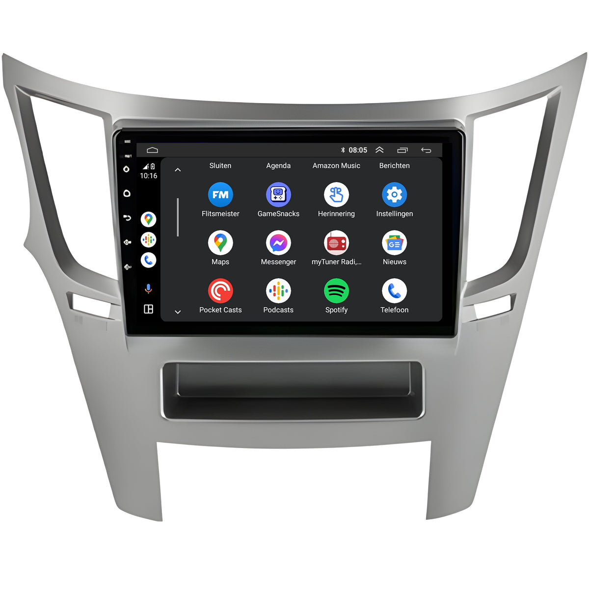 Subaru Legacy CarPlay & Android Auto autoradio | 2009 t/m 2015 | Android 15 | Davilon-3