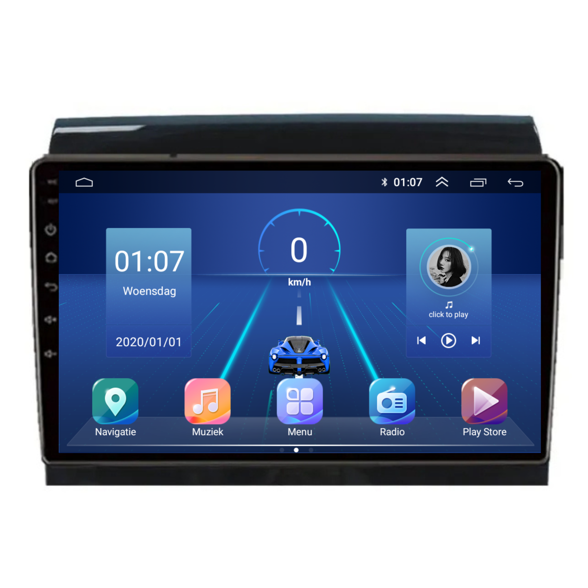 Fiat Ducato / Citroën Jumper / Peugeot Boxer CarPlay & Android Auto autoradio | 2006 t/m 2021 | Android 15 | Davilon-6