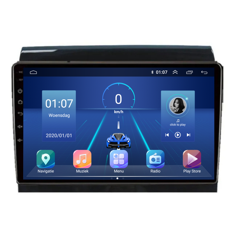 Fiat Ducato / Citroën Jumper / Peugeot Boxer CarPlay & Android Auto autoradio | 2006 t/m 2021 | Android 15 | Davilon-6