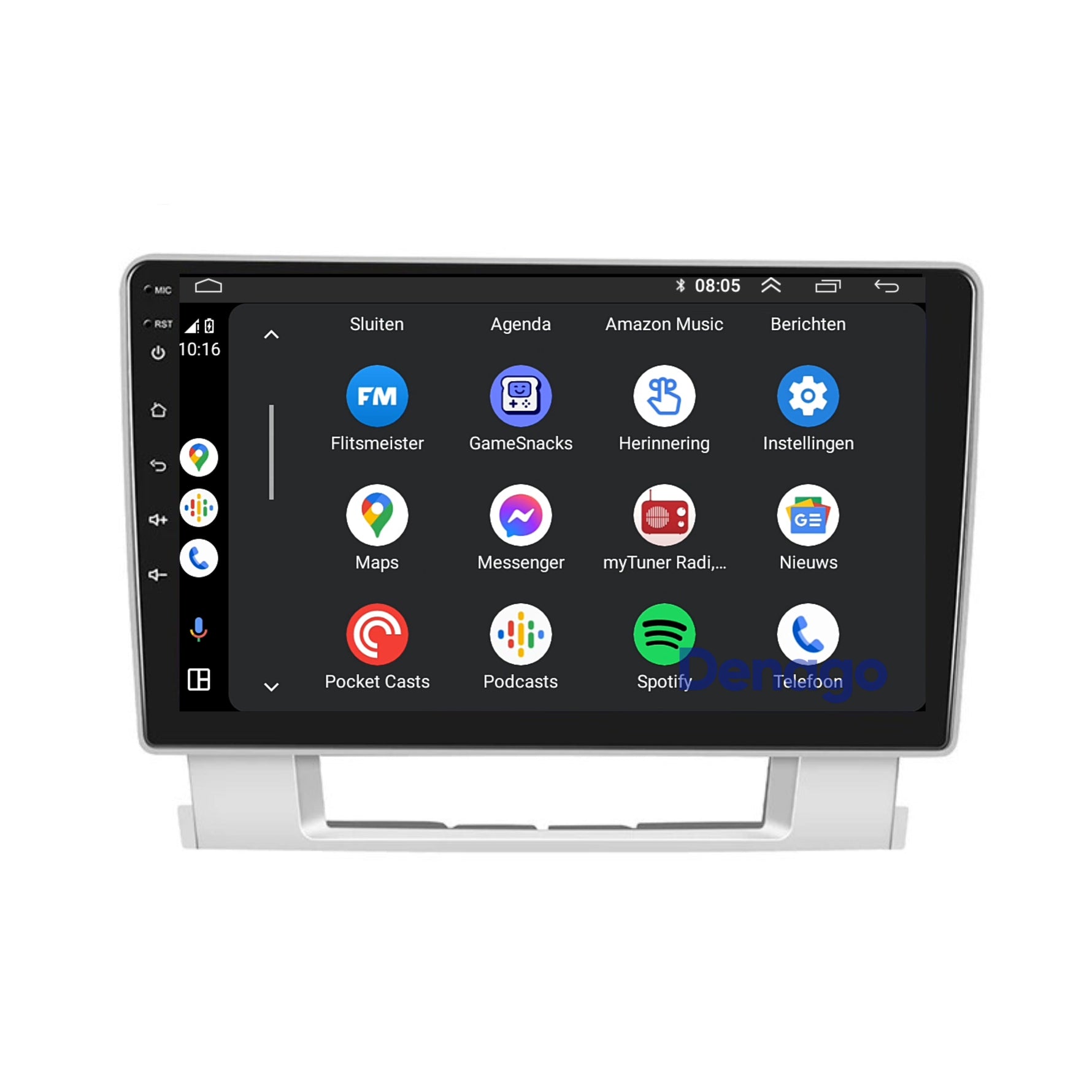 Opel Astra J CarPlay autoradio | 2009 t/m 2016 | Denago DNG-A280 | 9 inch | Android 13 | Draadloos CarPlay & Android Auto