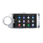 Toyota Yaris CarPlay autoradio | 2011 t/m 2019 | Denago DNG-A286 | 9 inch | Android 13 | Zilver | Draadloos CarPlay & Android Auto