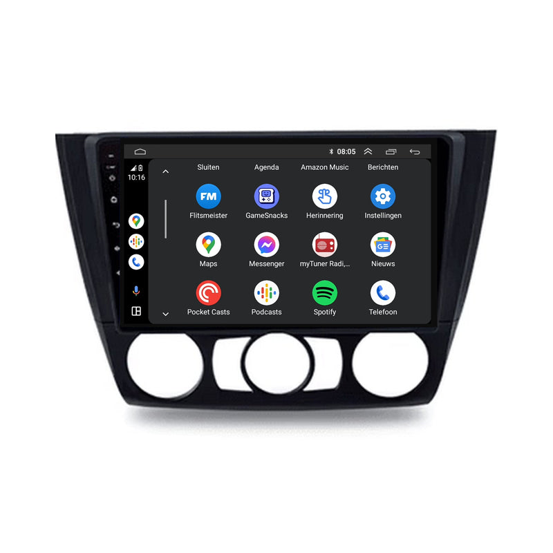 BMW 1 Serie E81 E82 E87 E88 | Android 13 | Autoradio | 2004 t/m 2012 | CarPlay & Android Auto-5