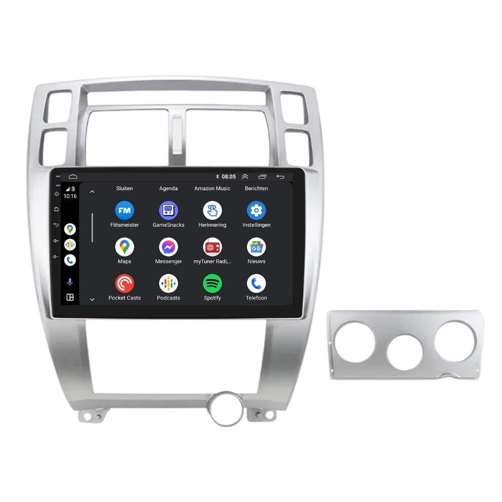 Hyundai Tucson CarPlay & Android Auto autoradio | 2004 t/m 2010 | Android 15 | Davilon-2