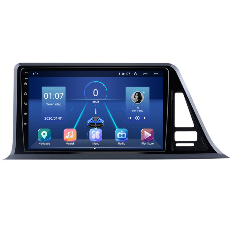 Toyota C-HR CarPlay & Android Auto autoradio | 2016 t/m 2020 | Android 15 | Davilon-5