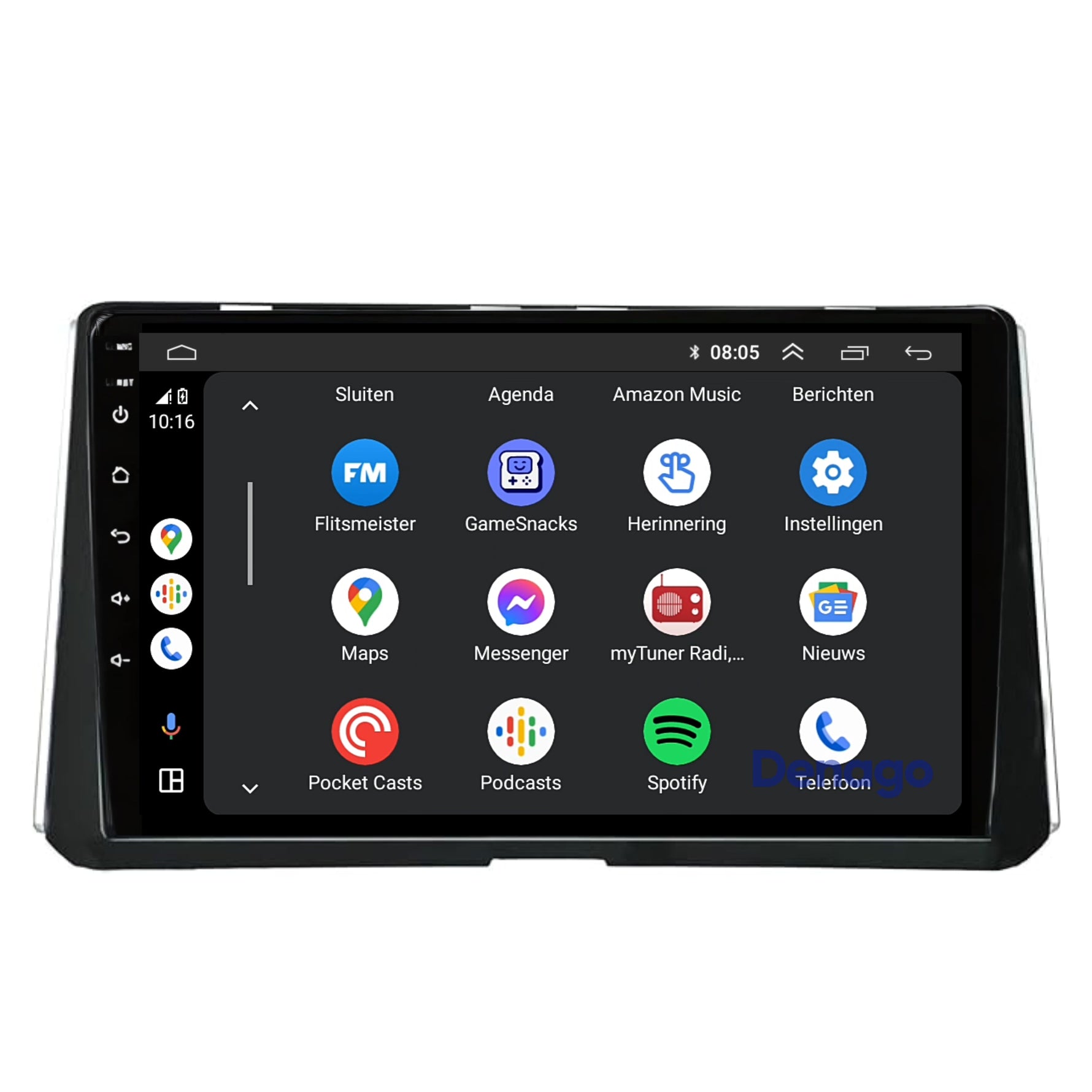 Toyota Corolla CarPlay autoradio | 2018 t/m 2020 | Denago DNG-A144 | 9 inch | Android 13 | Draadloos CarPlay & Android Auto