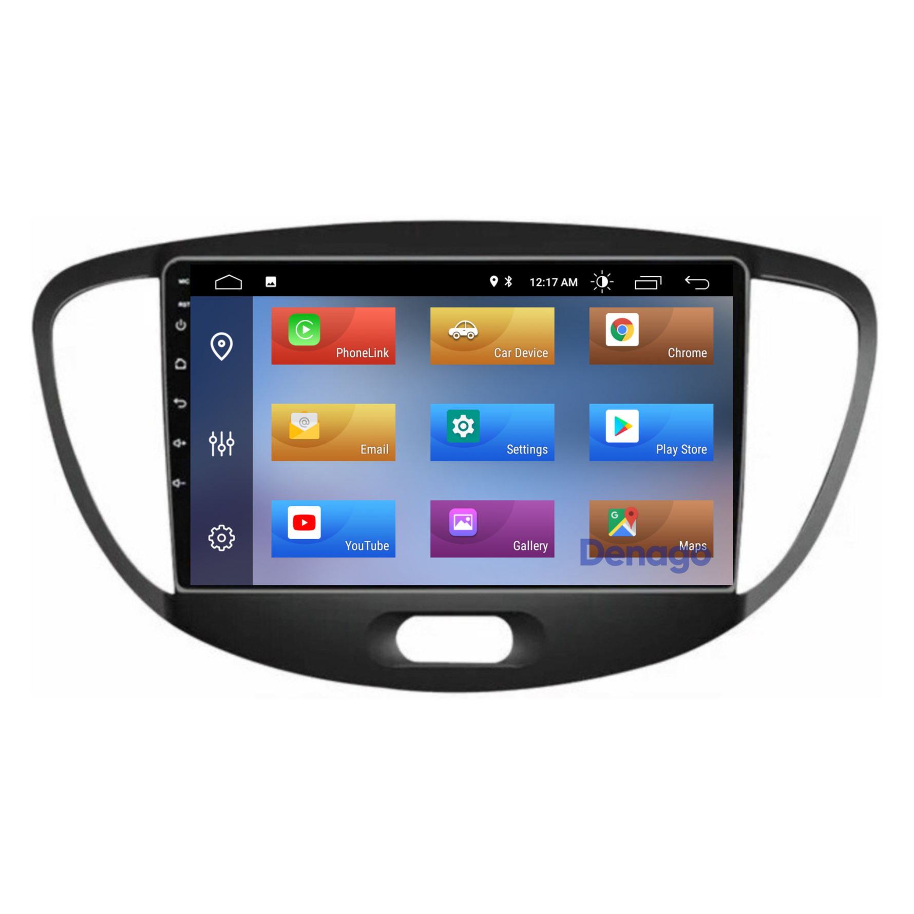 Hyundai i10 CarPlay autoradio | 2008 t/m 2013 | Denago DNG-A67 | 9 inch | Android 13 | Draadloos CarPlay & Android Auto