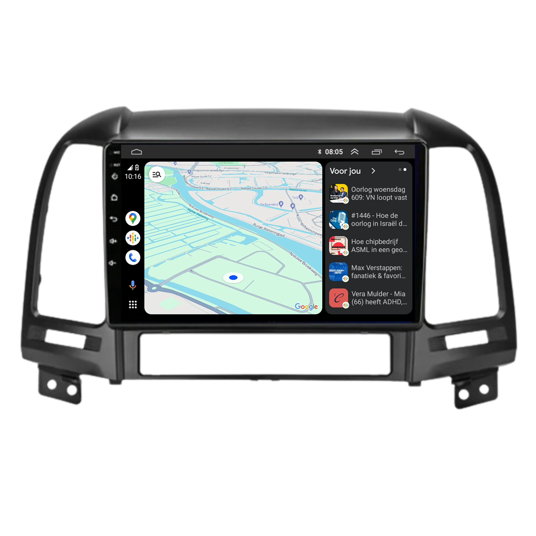 Hyundai Santa Fe | Android 13 | Autoradio | 2006 t/m 2011 | Carplay & Android Auto