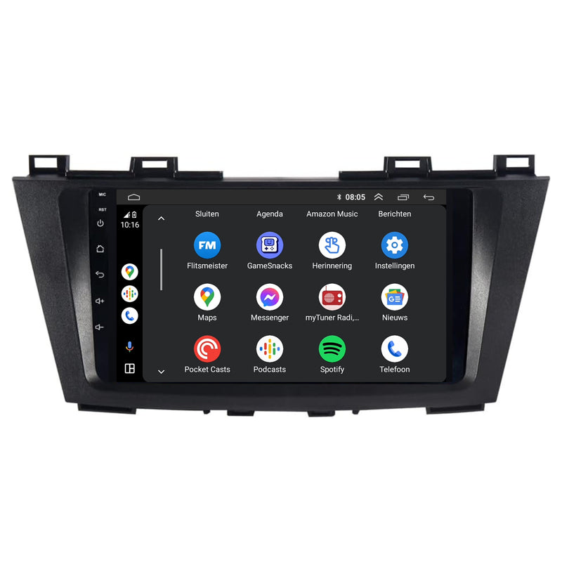 Mazda 5 | Android 13 | Autoradio | 2010 t/m 2015 | CarPlay & Android Auto-5