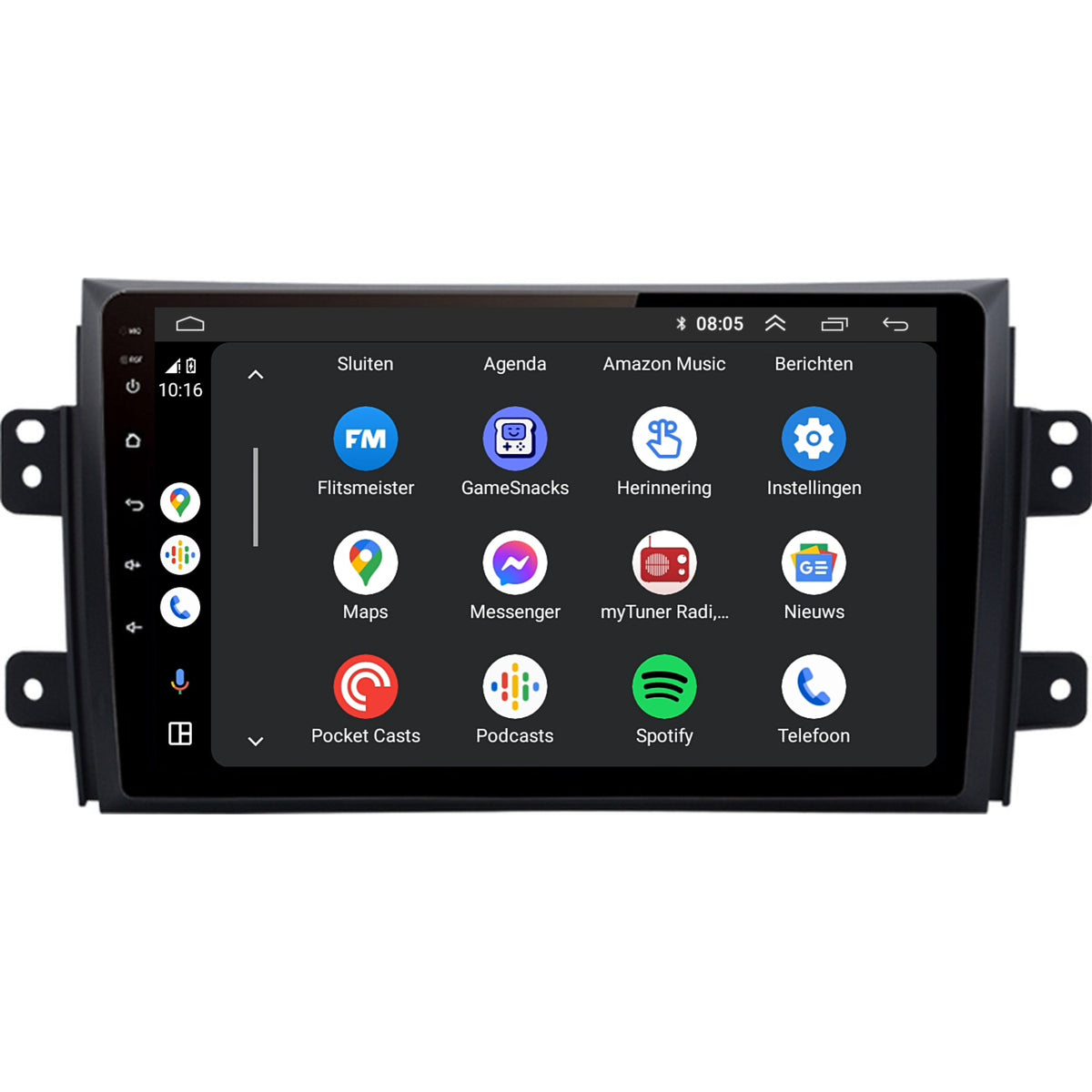 Suzuki SX4 | Android 13 | Autoradio | 2006 t/m 2011 | CarPlay & Android Auto-5