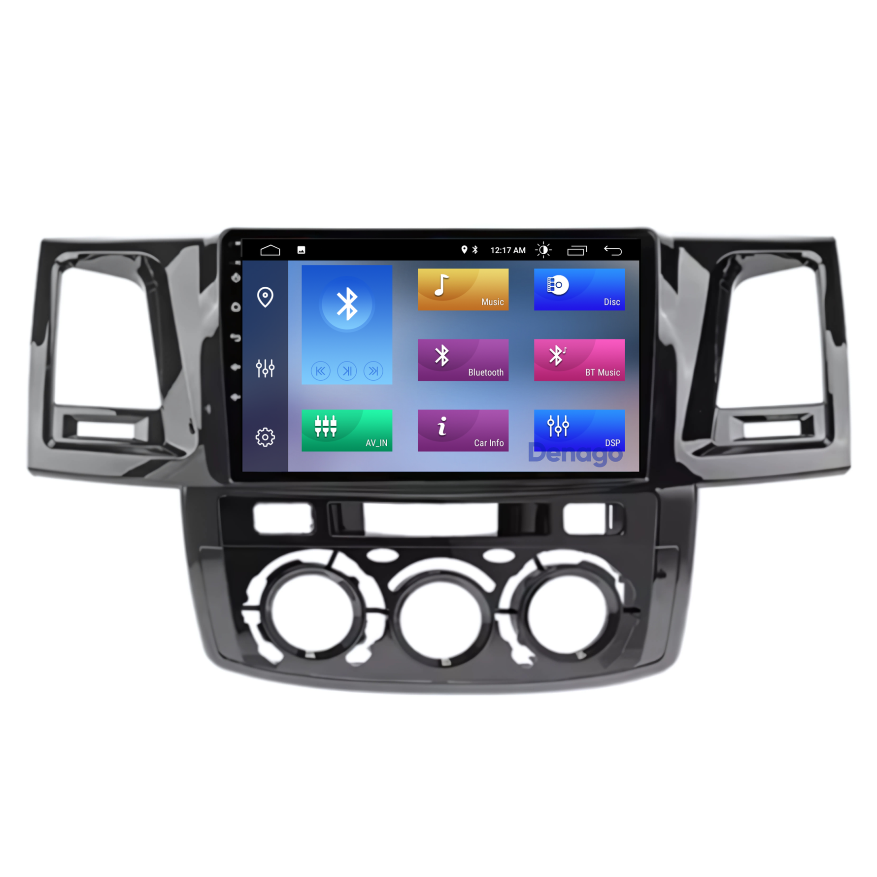 Toyota Hilux CarPlay autoradio | 2008 t/m 2016 | Denago DNG-A34 | 9 inch | Android 13 | Draadloos CarPlay & Android Auto