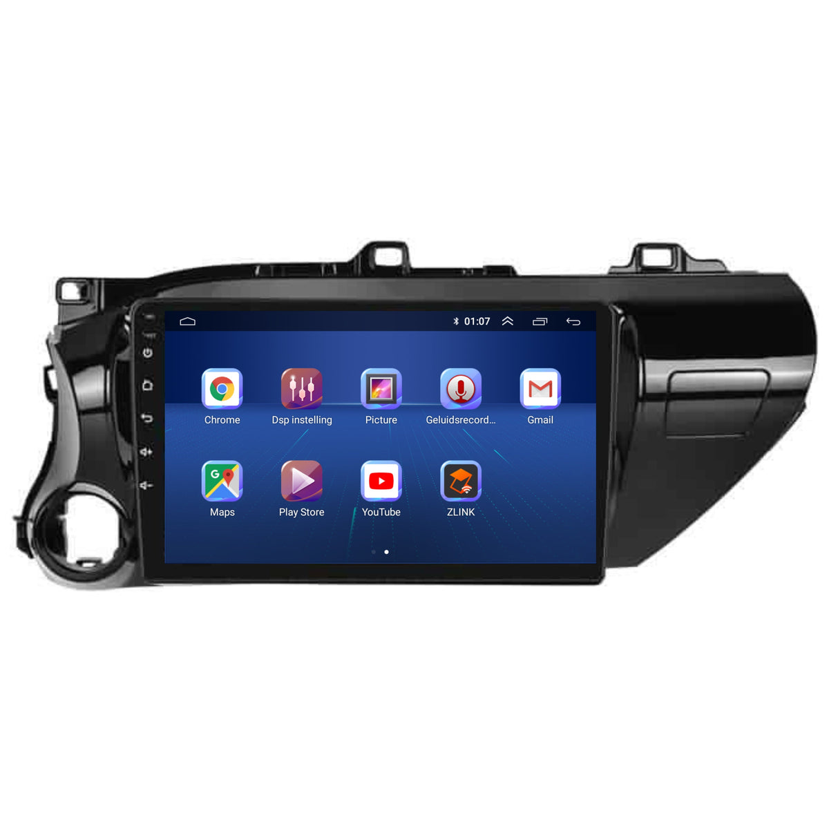 Toyota Hilux CarPlay & Android Auto autoradio | 2015 t/m 2020 | Android 15 | Davilon-3