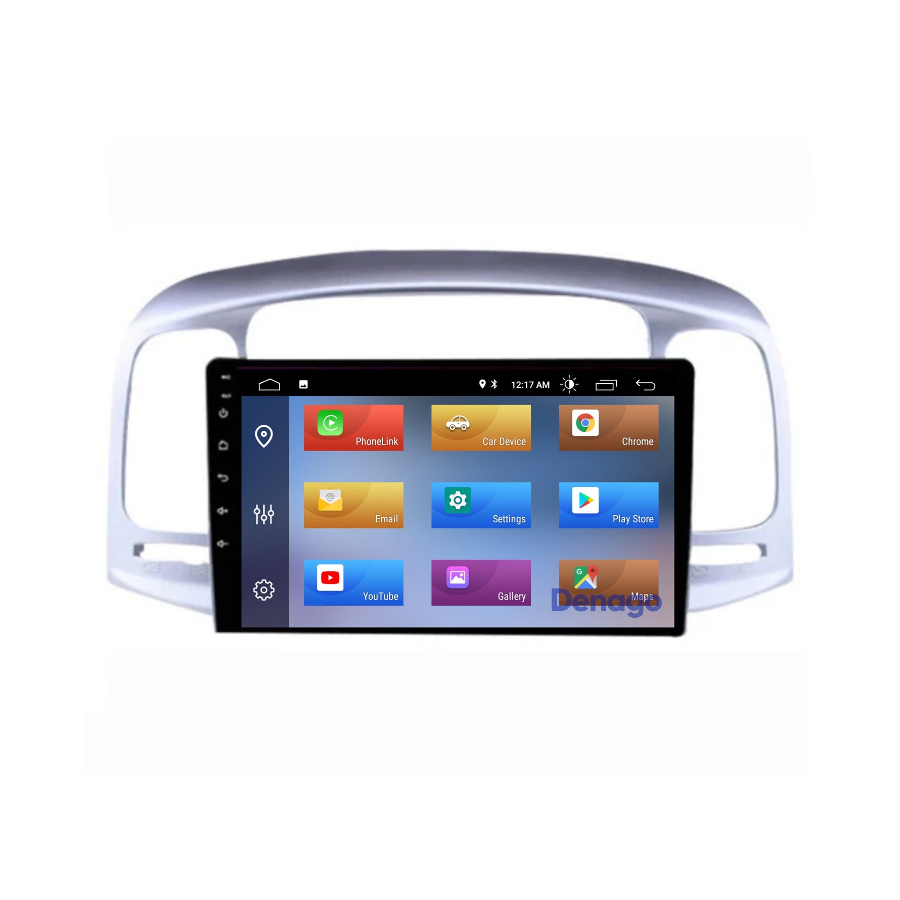 Hyundai Accent CarPlay autoradio | 2007 t/m 2011 | Denago DNG-A174 | 9 inch | Android 13 | Draadloos CarPlay & Android Auto