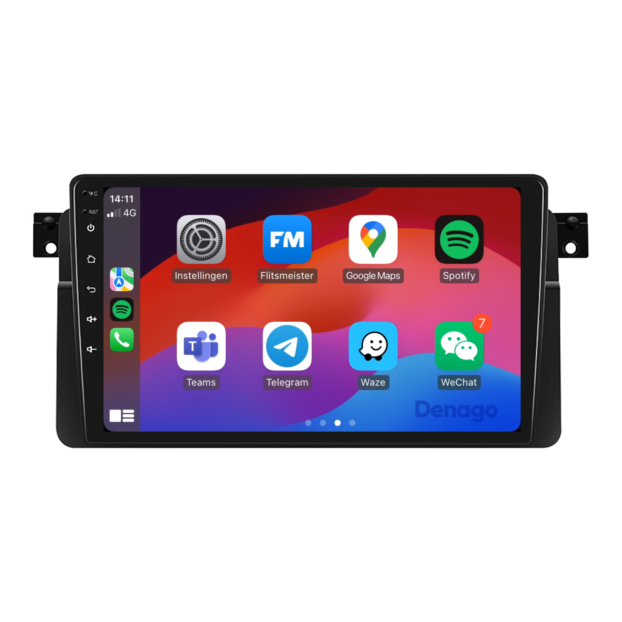 BMW 3-serie E46 CarPlay autoradio | 1999 t/m 2005 | Denago DNG-A23 | 9 inch | Android 13 | Draadloos CarPlay & Android Auto