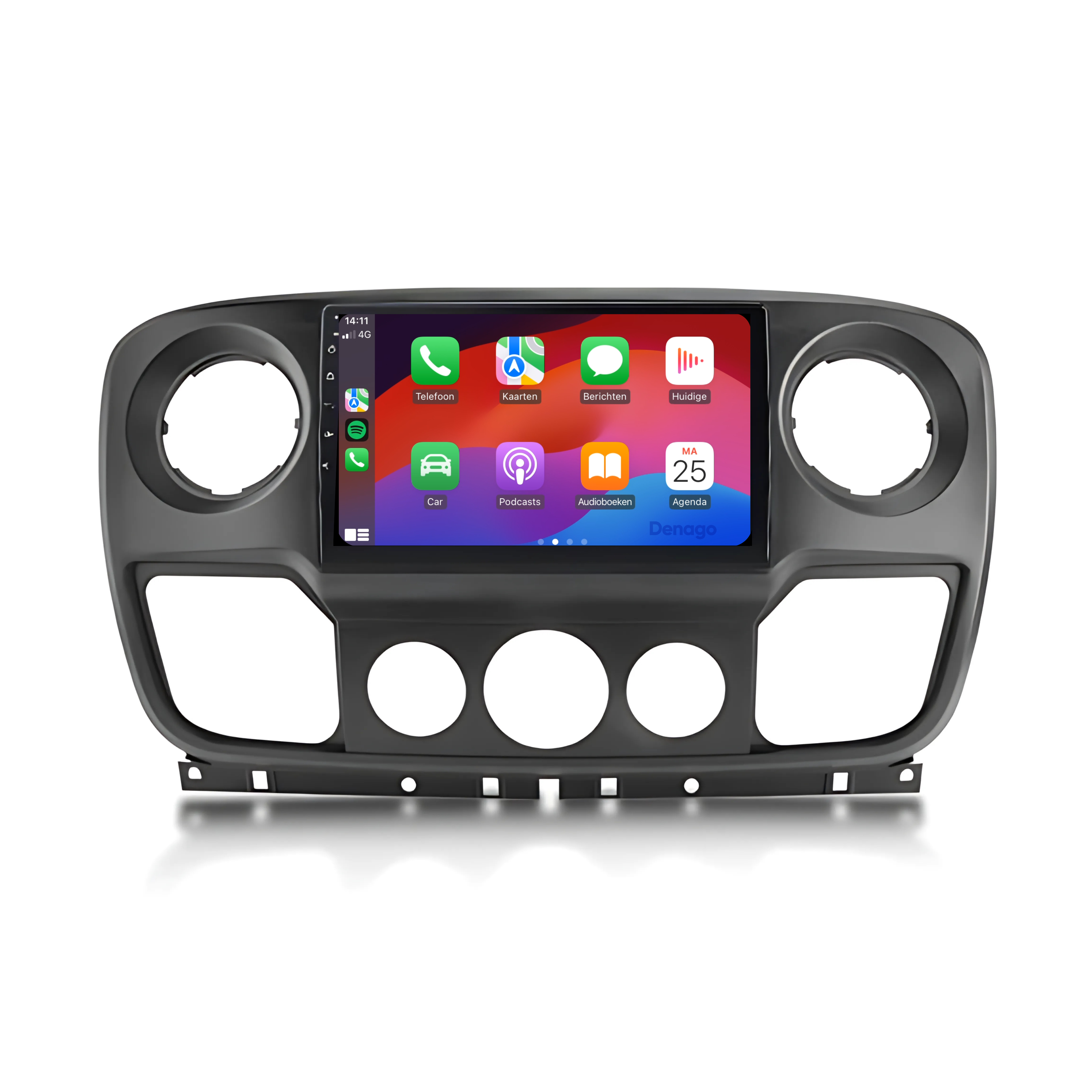 Nissan NV400 CarPlay autoradio | 2010 t/m 2021 | Denago DNG-A80 | 9 inch | Android 13 | Draadloos CarPlay & Android Auto