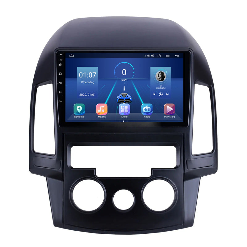 Hyundai i30 | Android 13 | Autoradio | 2007 t/m 2012 | Carplay & Android Auto | Handgeschakelde Airco-7