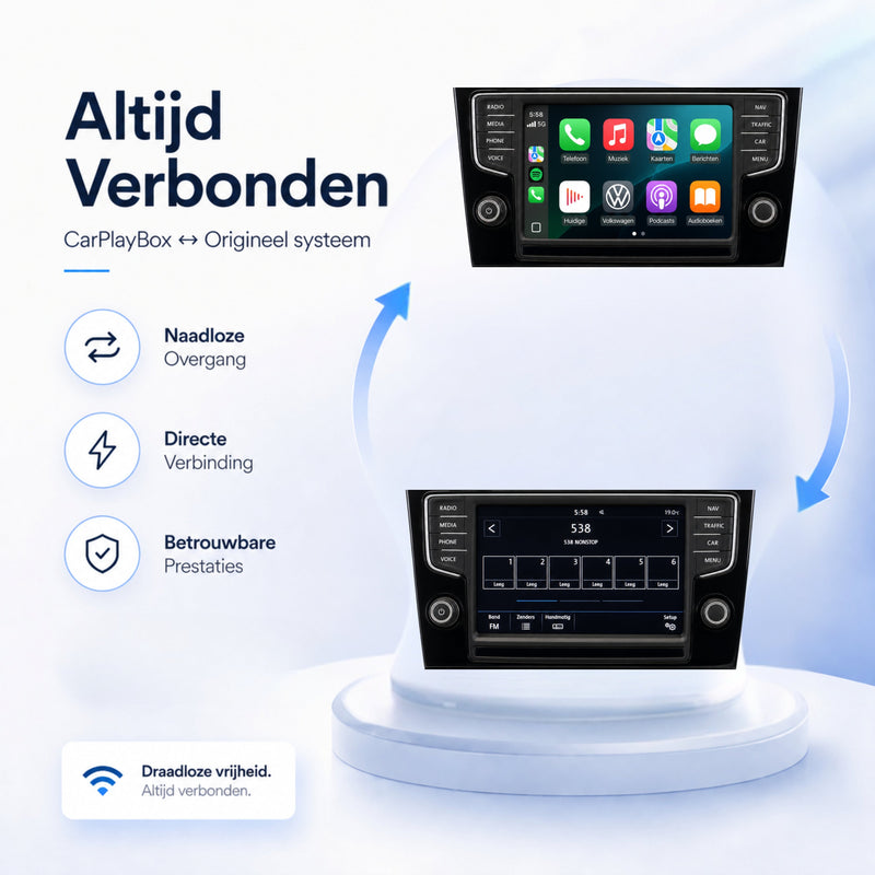 Volkswagen Golf 7 | 2013 t/m 2020 | CarPlay & Android Auto Box | MIB-5