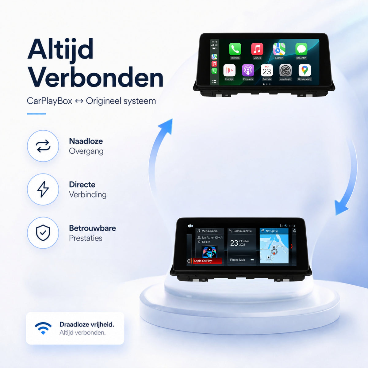 BMW 2 Serie F22/F23 | 2016 t/m 2021 | CarPlay & Android Auto Box | NBT EVO-5