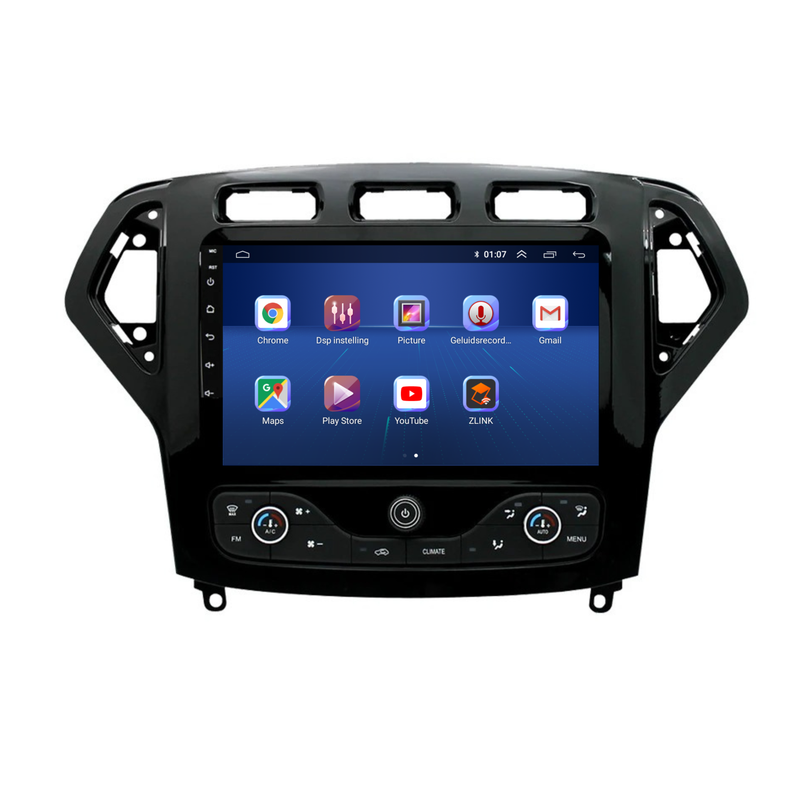 Ford Mondeo CarPlay & Android Auto autoradio | 2007 t/m 2014 | Android 15 | Davilon | Inclusief frame met airco-module-4