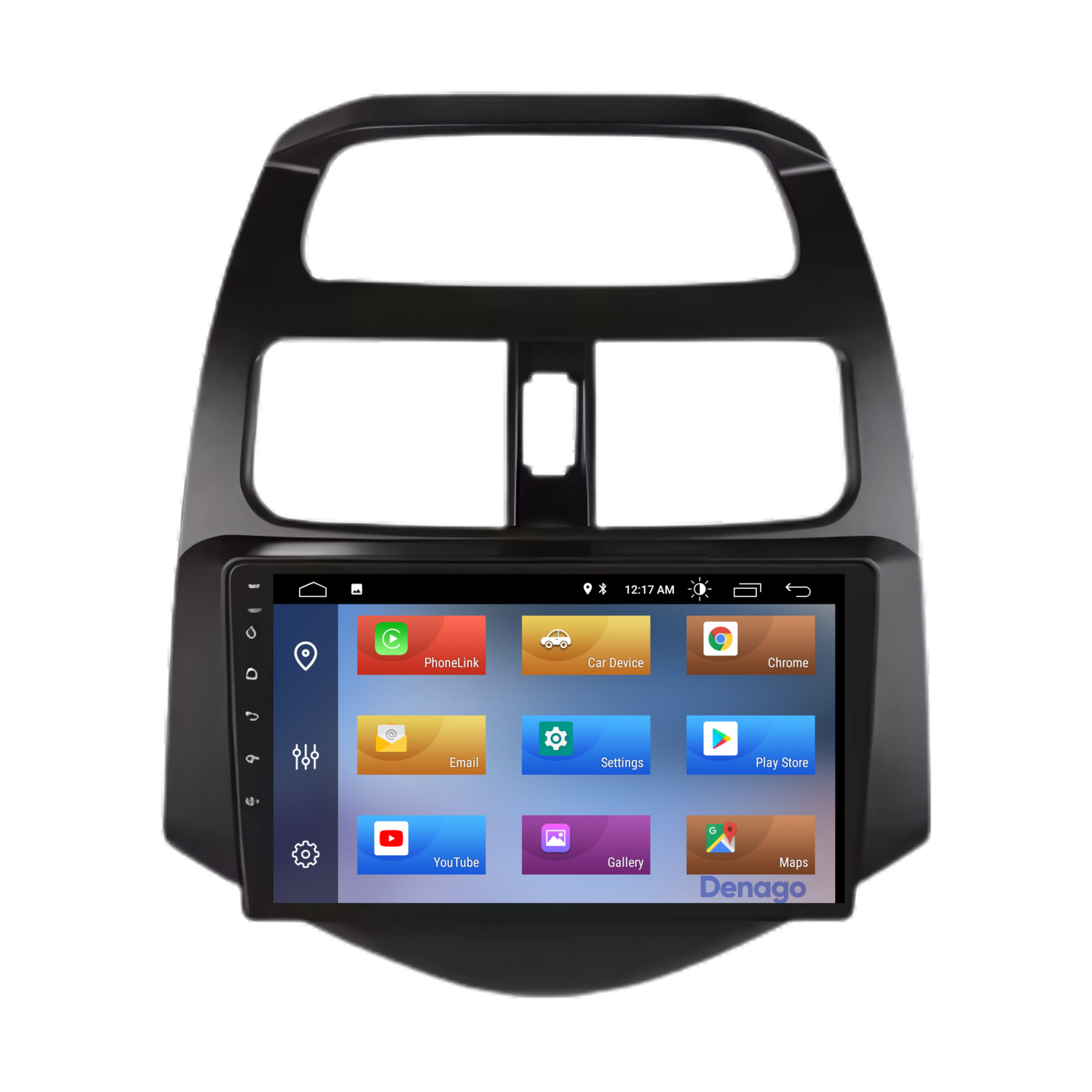 Chevrolet Spark CarPlay autoradio | 2009 t/m 2015 | Denago DNG-A24 | 9 inch | Android 13 | Draadloos CarPlay & Android Auto