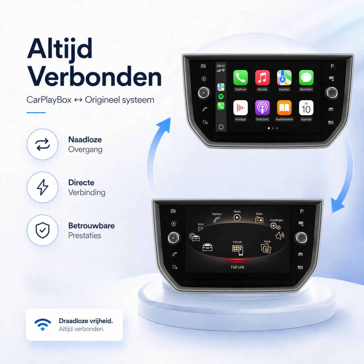 SEAT Arona | 2016 t/m 2021 | CarPlay & Android Auto Box | MIB-5