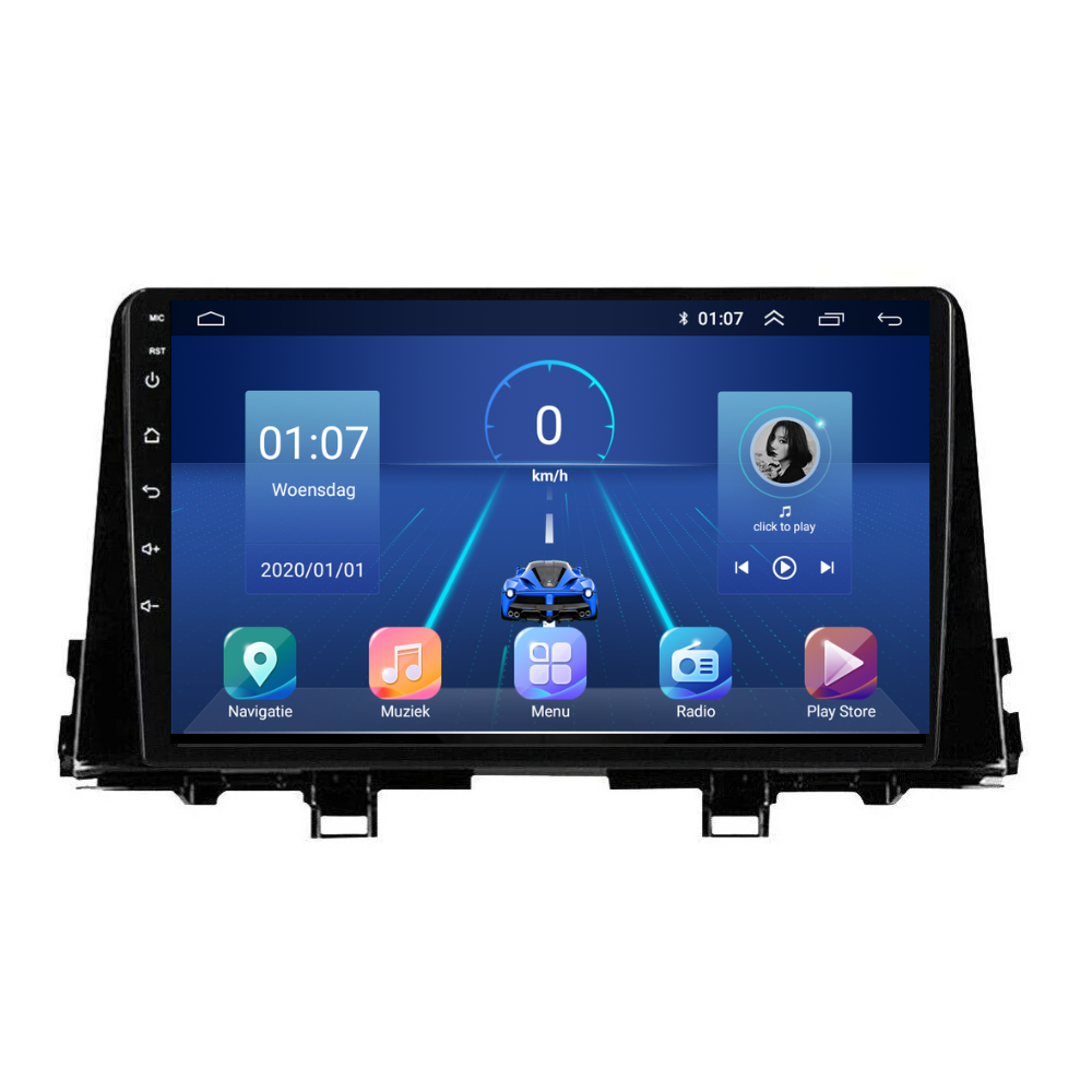 Kia Picanto CarPlay & Android Auto autoradio | 2017 t/m 2020 | Android 15 | Davilon-5
