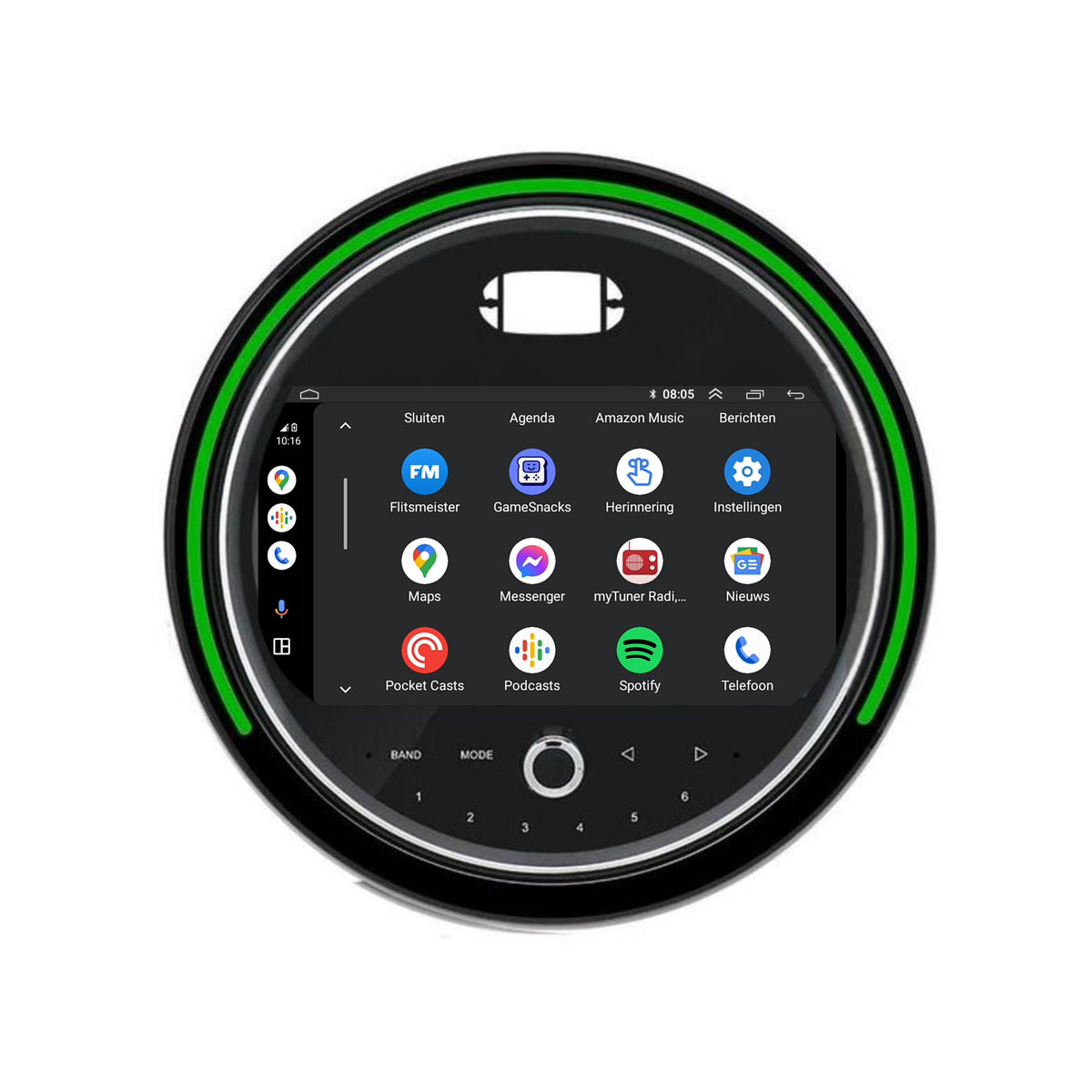 Mini Cooper F55/F56/Clubman CarPlay & Android Auto Autoradio | 2014 bis 2020 | Android 13 | Davilon