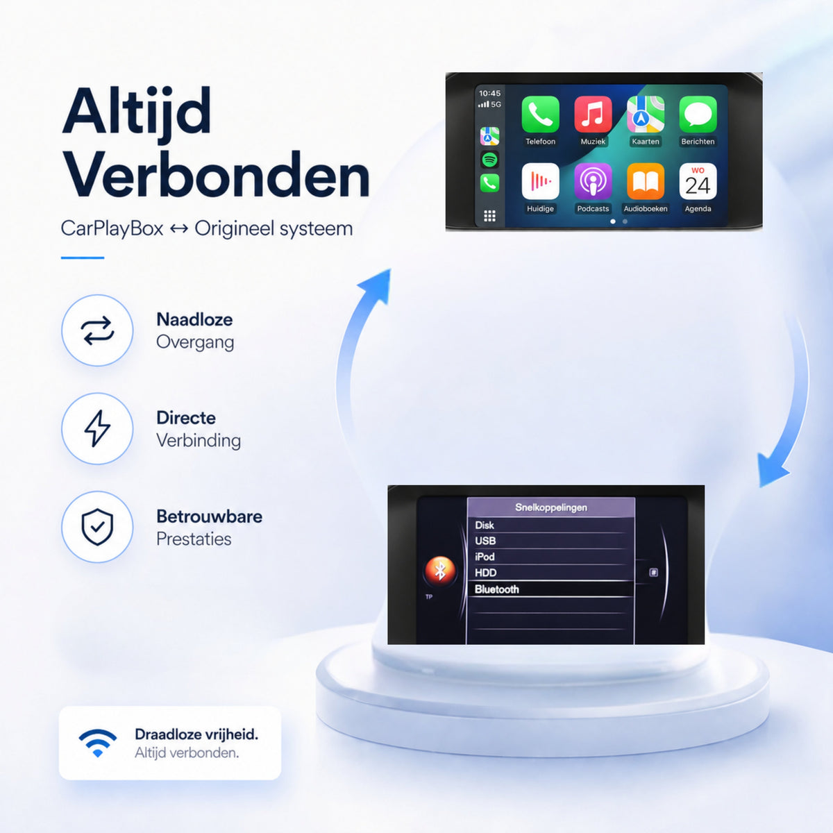Volvo V40 | 2014 t/m 2020 | CarPlay & Android Auto Box | Sensus Connect-5