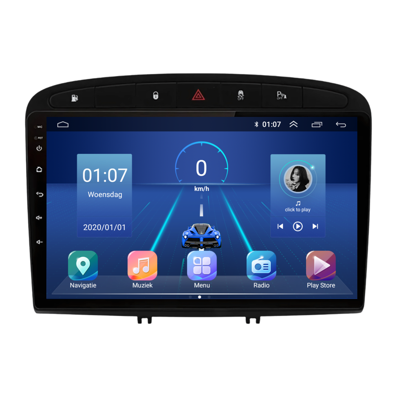 Peugeot 308 | 408 | Android 13 | Autoradio | 2007 t/m 2020 | CarPlay &  Android  Auto-4