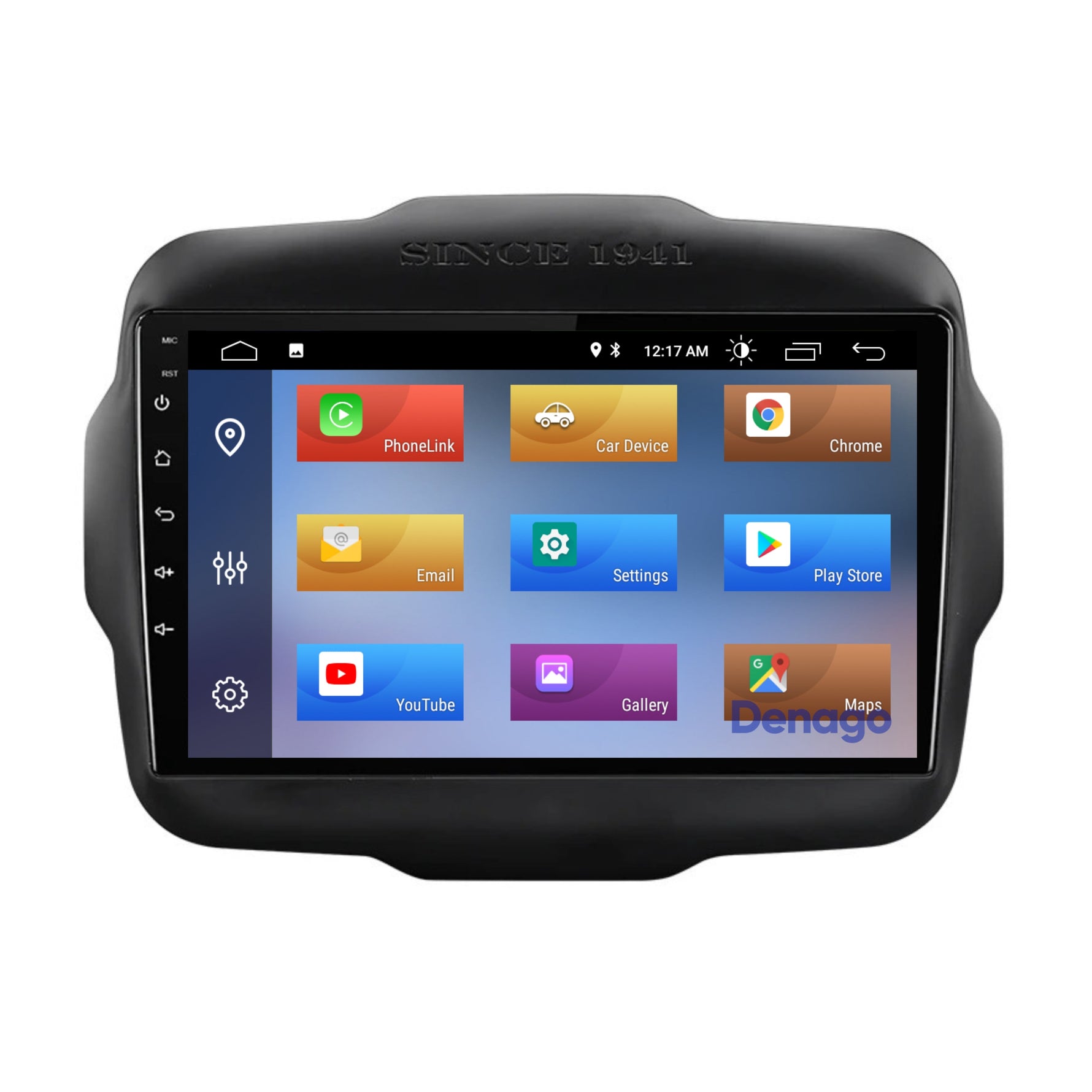 Jeep Renegade CarPlay autoradio | 2014 t/m 2023 | Denago DNG-A123 | 9 inch | Android 13 | Draadloos CarPlay & Android Auto