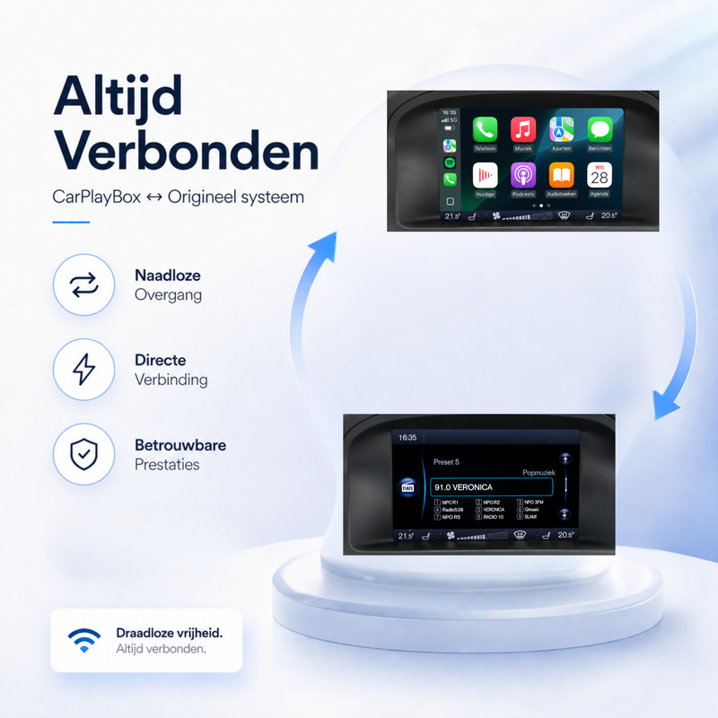 Volvo V70 | 2014 t/m 2018 | CarPlay & Android Auto Box | Sensus Connect-5
