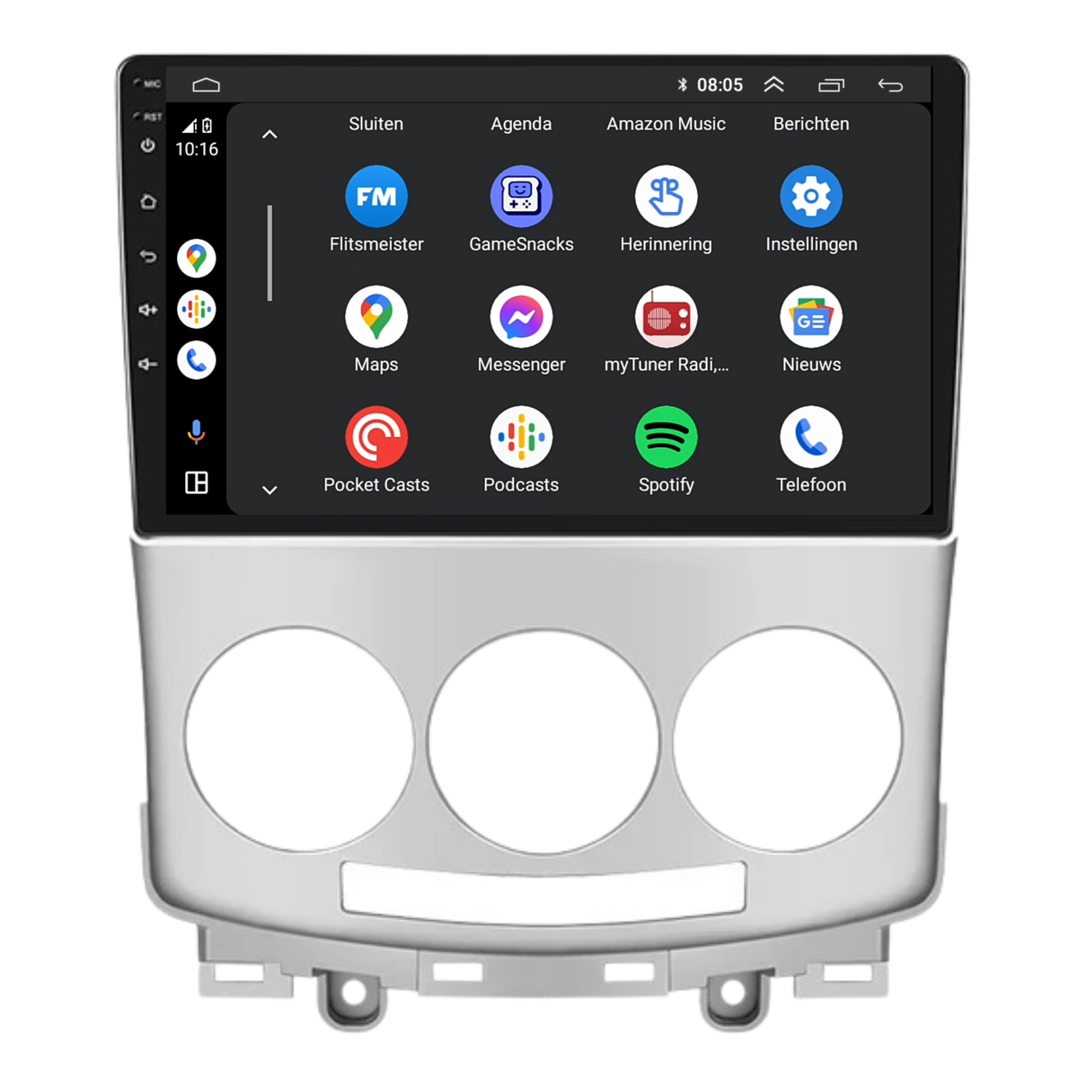Mazda 5 | Android 13 | Autoradio | 2005 t/m 2010 | CarPlay & Android Auto-7
