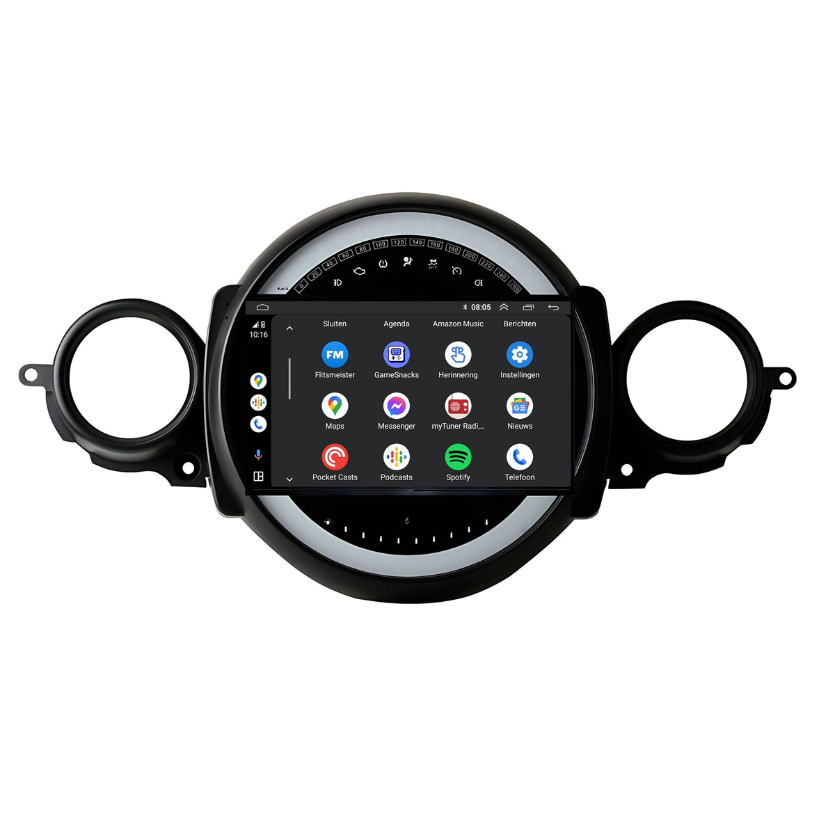 Mini Cooper | Android 13 | Autoradio | 2008 t/m 2013 | CarPlay & Android Auto-2