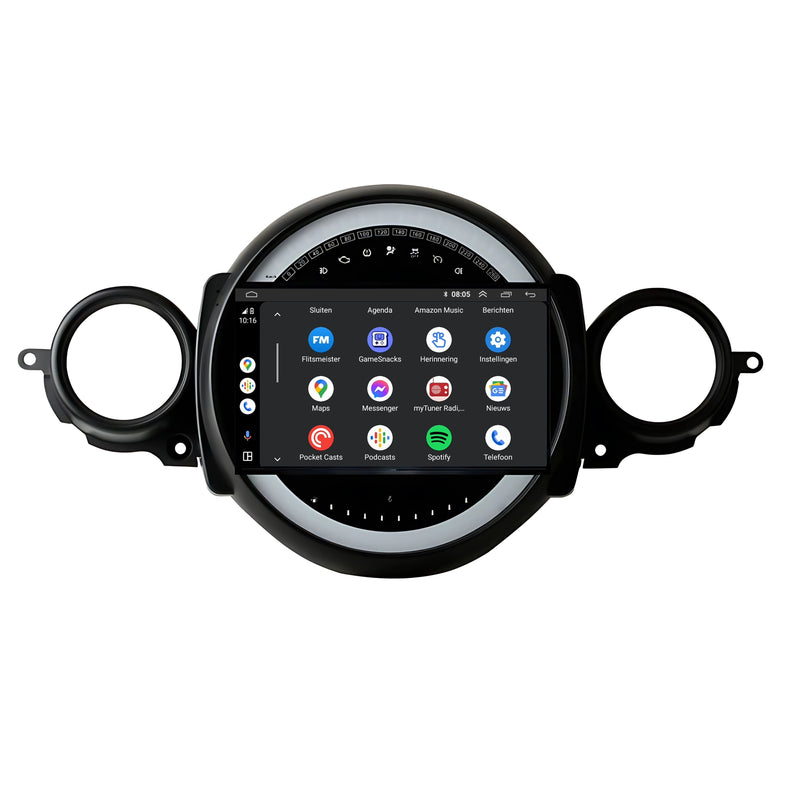 Mini Cooper | Android 13 | Autoradio | 2008 t/m 2013 | CarPlay & Android Auto-2