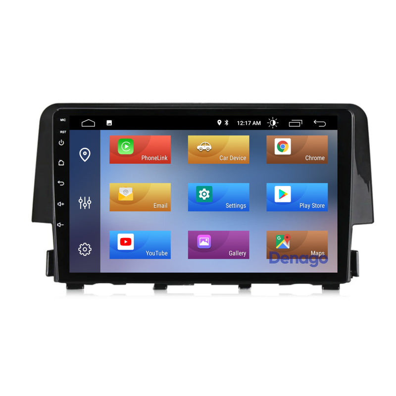 Honda Civic CarPlay autoradio | 2016 t/m 2021 | Denago DNG-A114 | 9 inch | Android 13 | Draadloos CarPlay & Android Auto-3
