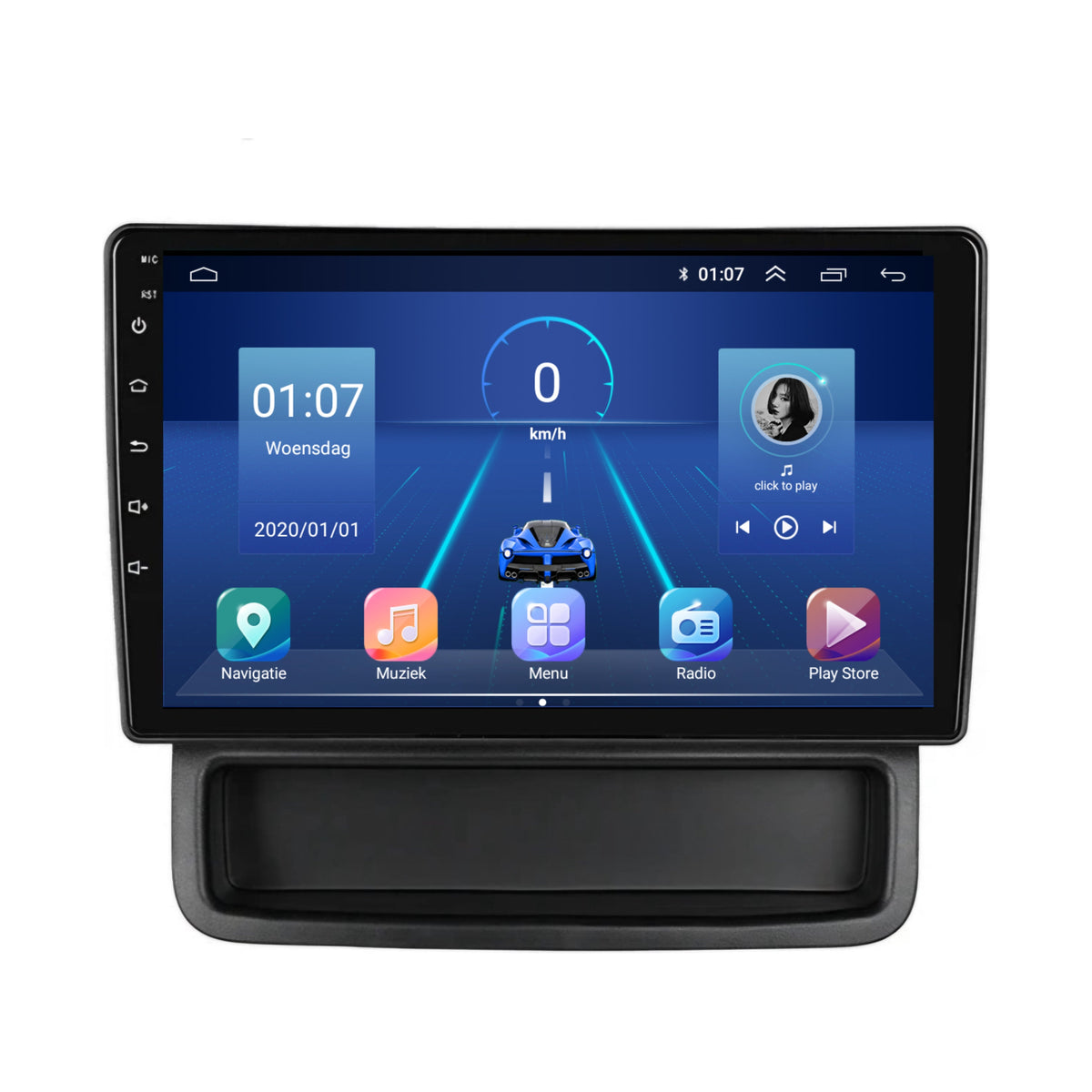 Opel Vivaro CarPlay & Android Auto autoradio | 2010 t/m 2014 | Android 15 | Davilon-2