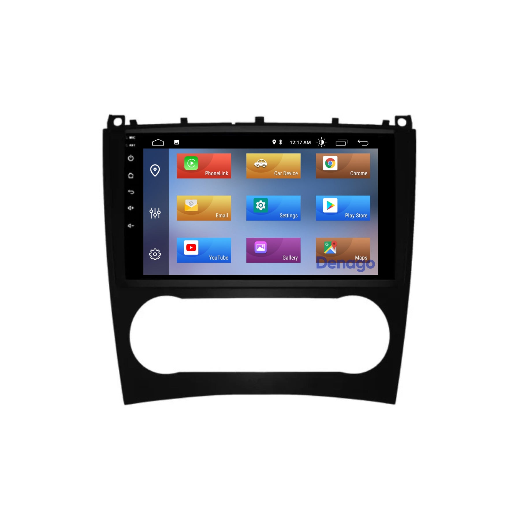 Mercedes C-Klasse W203 | CLC W203 | CLK W209 CarPlay autoradio | 2004 t/m 2011 | Denago DNG-A238 | 9 inch | Android 13 | Draadloos CarPlay & Android Auto