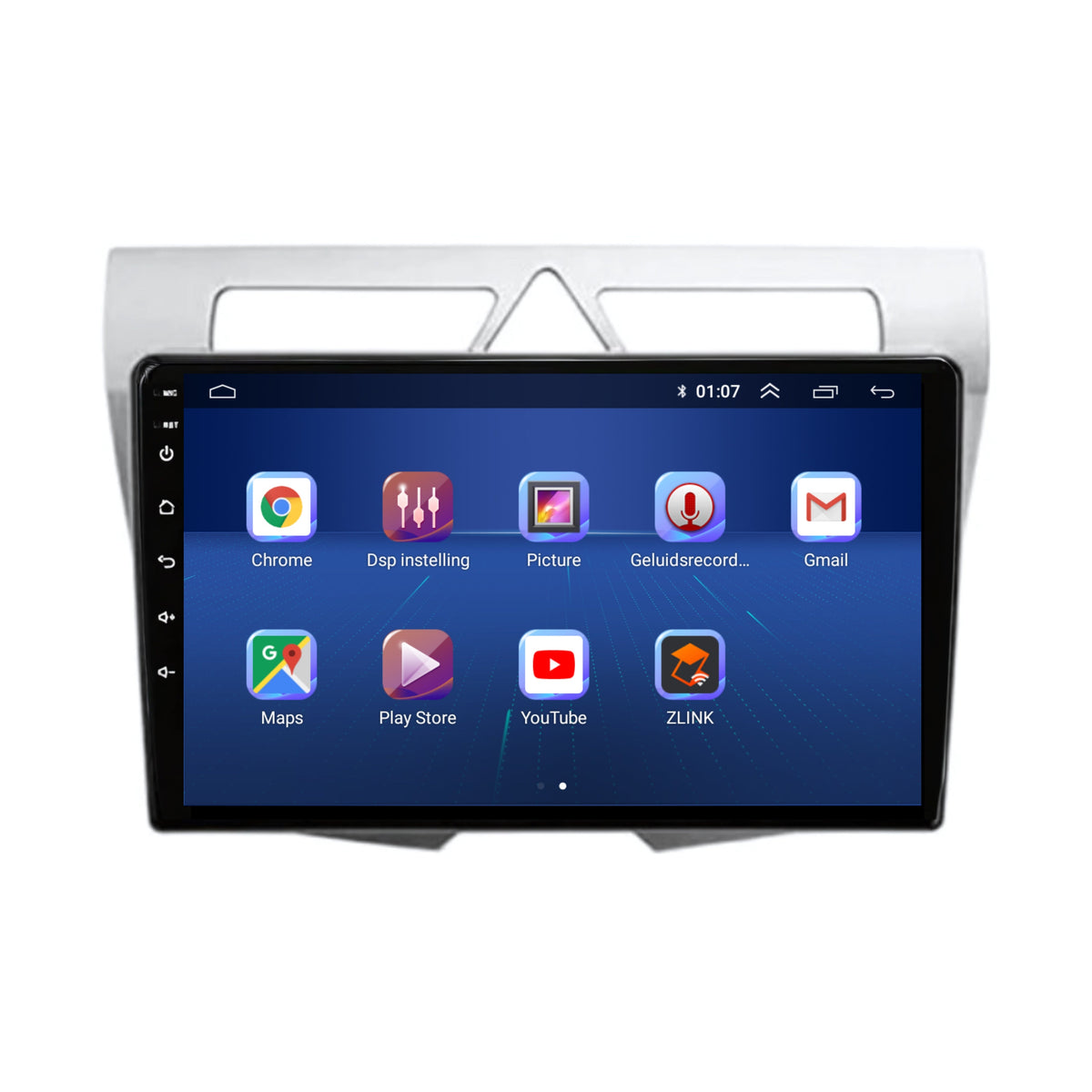 Kia Picanto | Autoradio | 2008 t/m 2010 | Carplay & Android Auto | Zilver-3