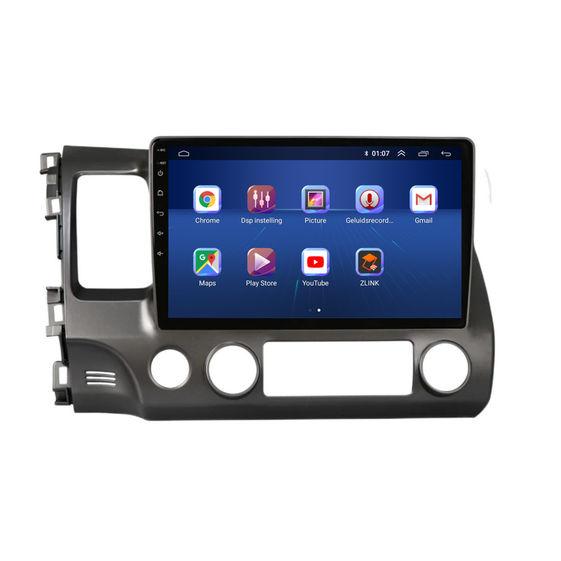 Honda Civic CarPlay | Android 13 | Autoradio | 2007 t/m 2011 | Carplay & Android Auto-2