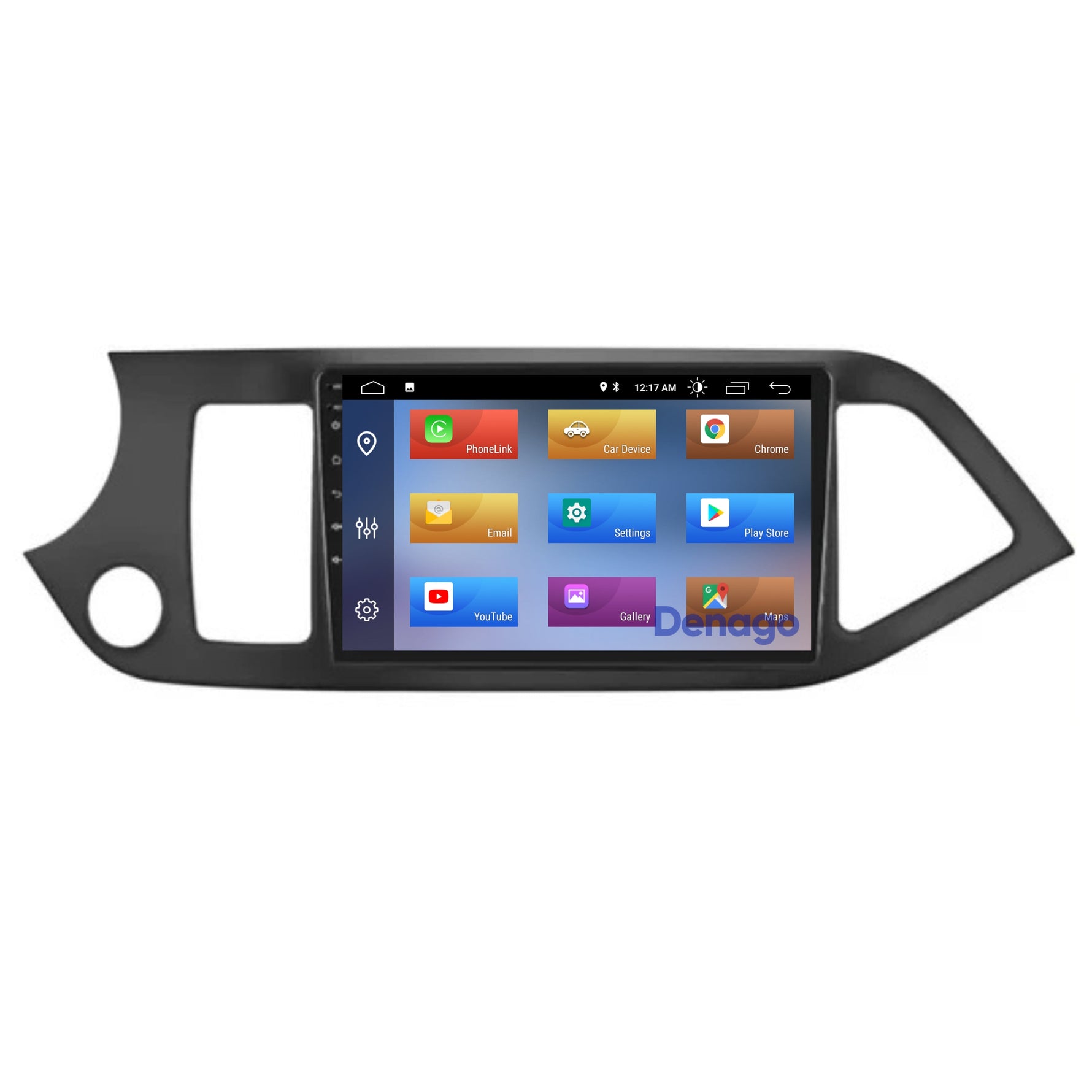 Kia Picanto CarPlay autoradio | 2011 t/m 2016 | Denago DNG-A337 | 9 inch | Android 13 | Draadloos CarPlay & Android Auto