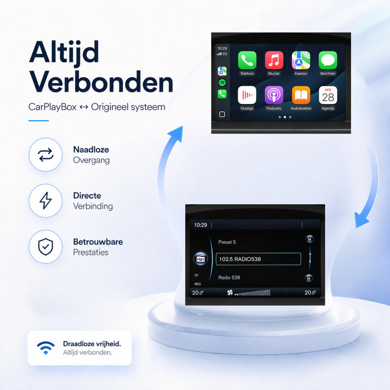 Volvo V70 | 2011 t/m 2014 | CarPlay & Android Auto Box | Sensus-5