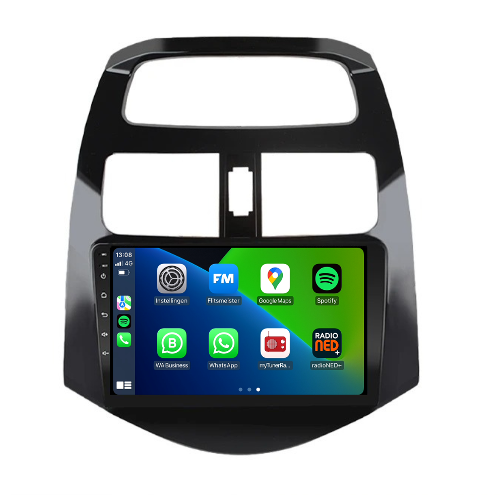 Chevrolet Spark | Android 13 | Autoradio | 2009 t/m 2015 | CarPlay & Android Auto-1