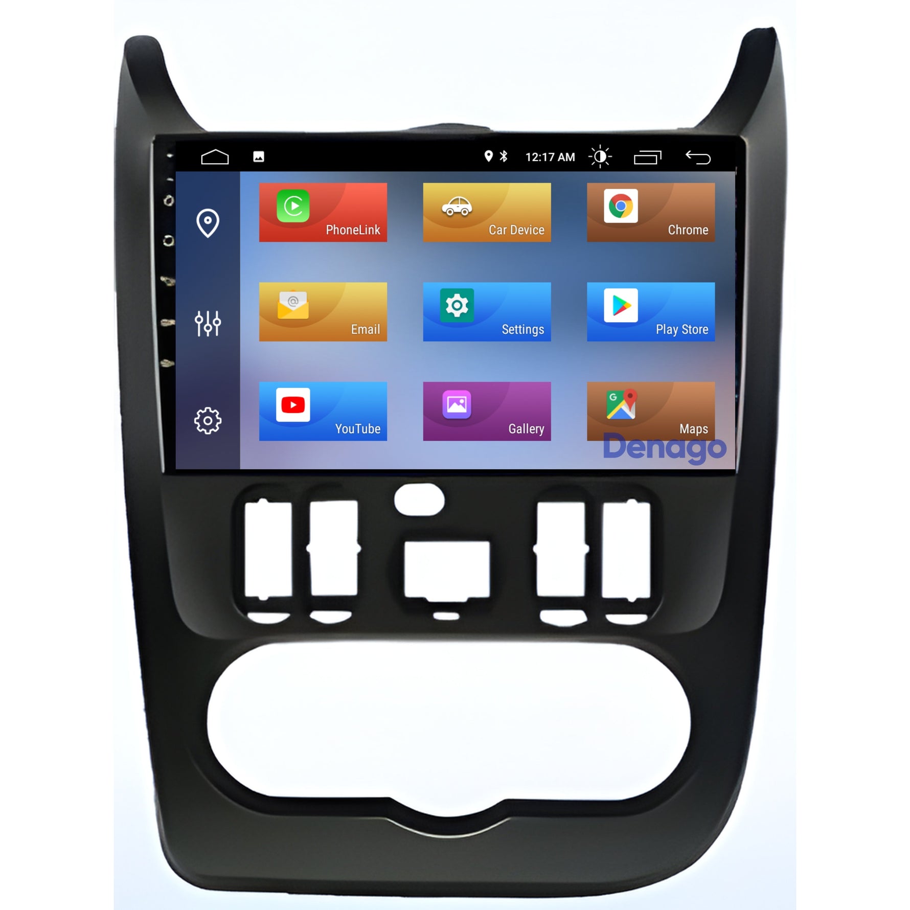 Dacia Logan CarPlay autoradio | Denago DNG-A344 | 2010 t/m 2013 | 9 inch  Android 13 | Draadloos CarPlay & Android Auto