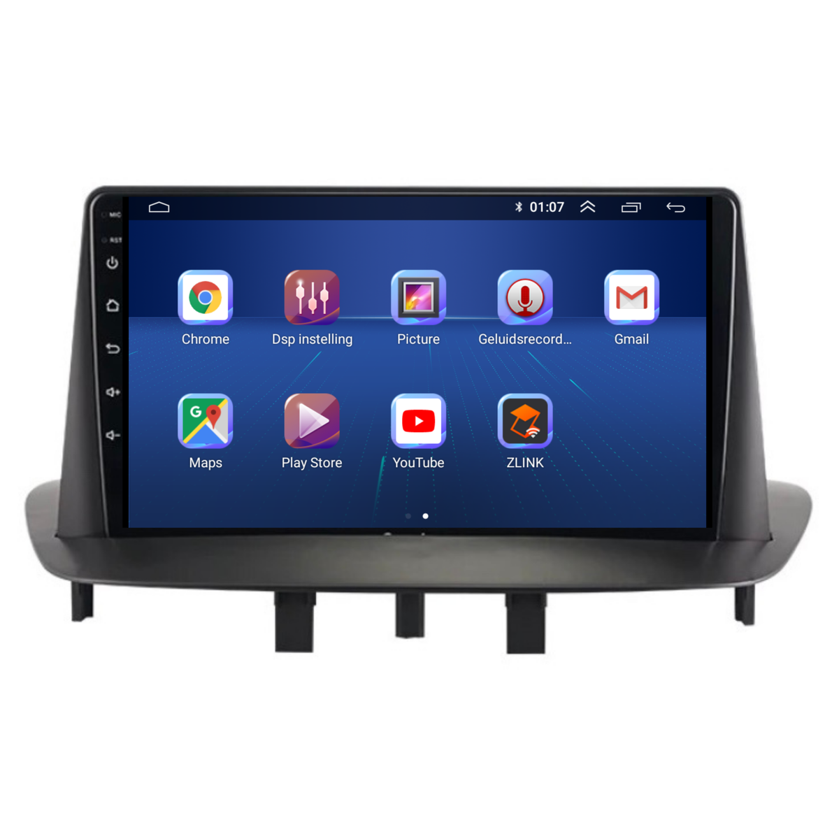 Renault Megane 3 | Fluence | Android 13 | Autoradio | 2008 t/m 2016 | Carplay & Android Auto-2