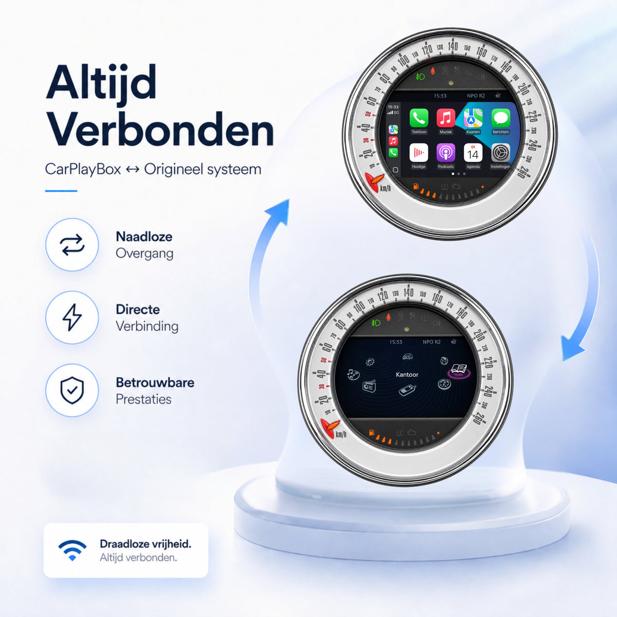 MINI Cabrio | 2010 t/m 2015 | CarPlay & Android Auto Box-5