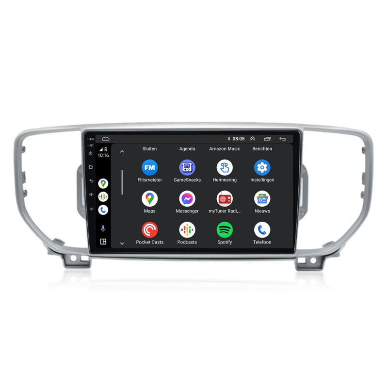 Kia Sportage CarPlay & Android Auto autoradio | 2016 t/m 2019 | Android 15 | Davilon-2