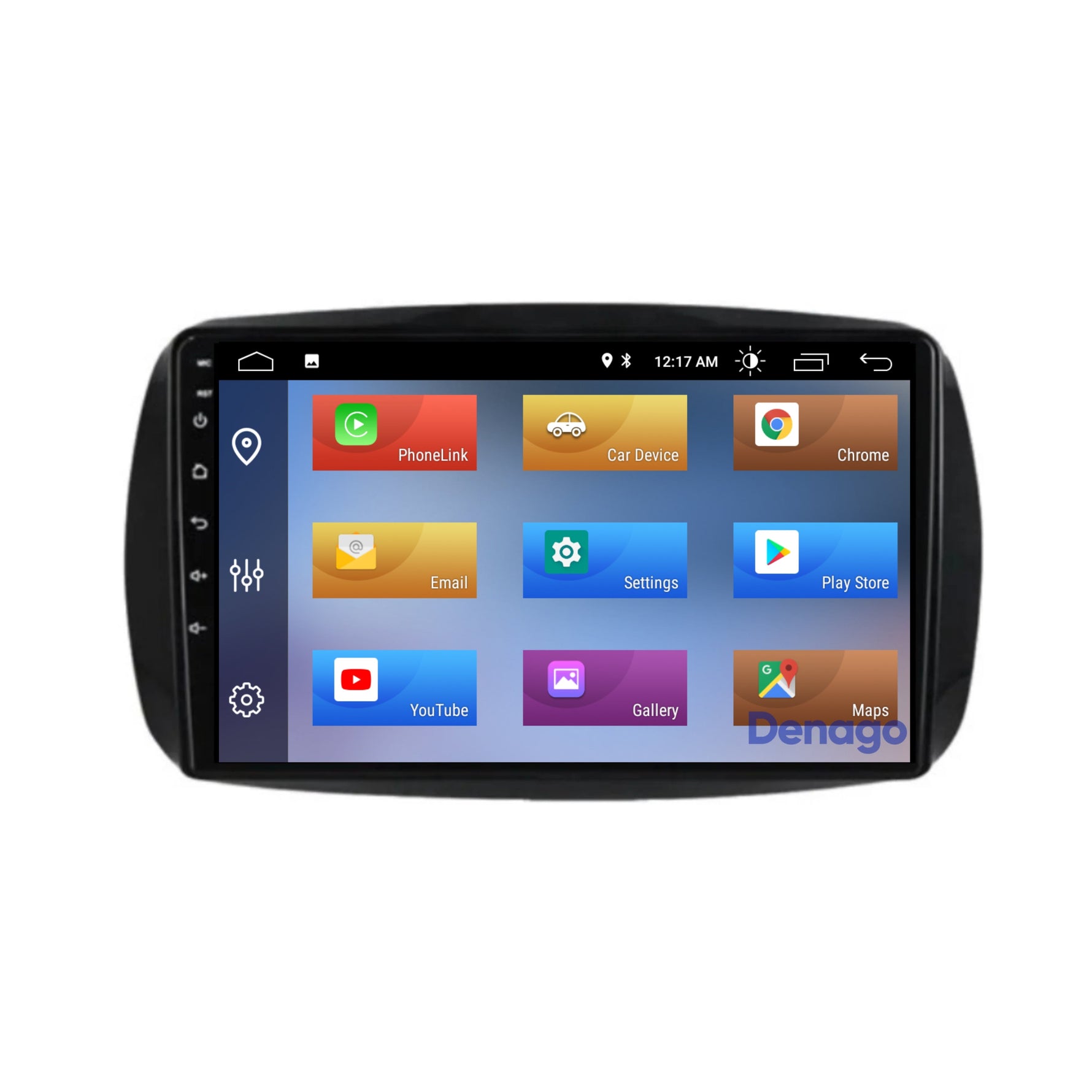 Smart Fortwo & Forfour CarPlay autoradio | 2015 t/m 2019 | Denago DNG-A197 | 9 inch | Android 13 | Draadloos CarPlay & Android Auto