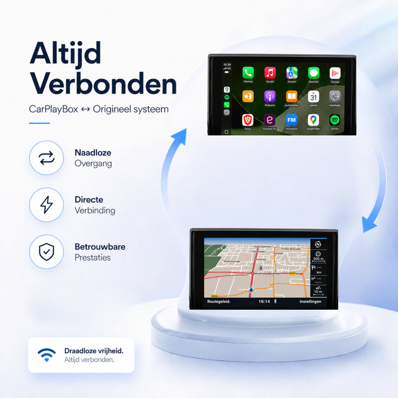 Audi Q3 en Audi RSQ3 | 2011 t/m 2018 | CarPlay & Android Auto Box | MMI 3G-5