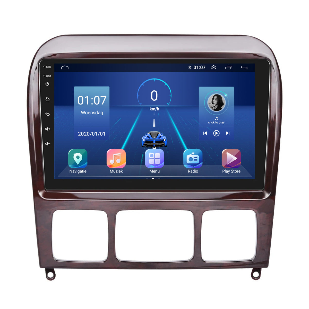 Mercedes S-Klasse | Android 13 l Autoradio | 1999 t/m 2005 | Carplay & Android Auto-6