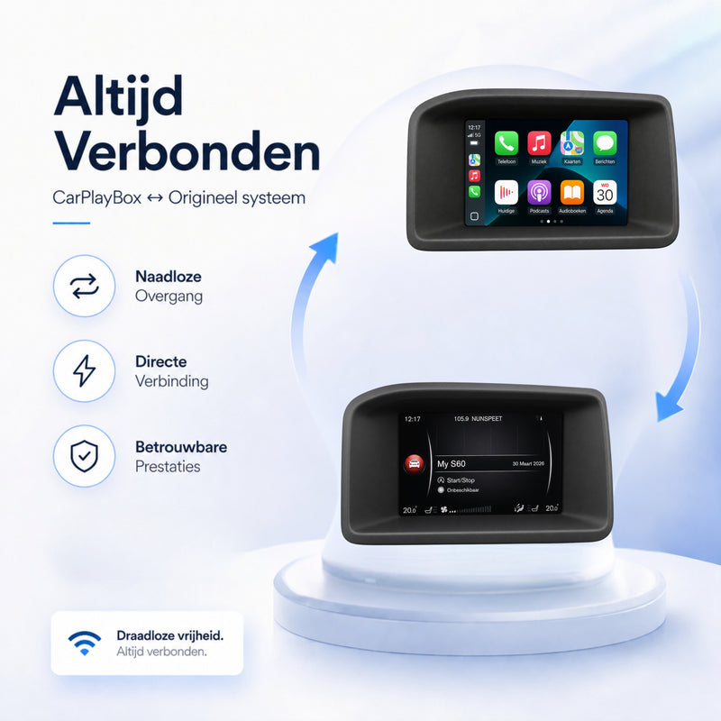 Volvo S60 | 2013 t/m 2018 | CarPlay & Android Auto Box | Sensus Connect-5
